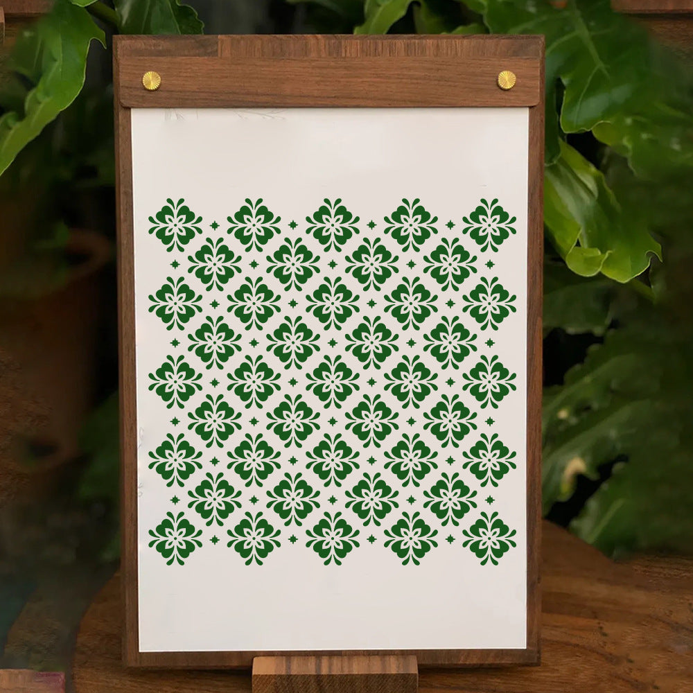 Floral Pattern DIY Painting Hollow Stencil