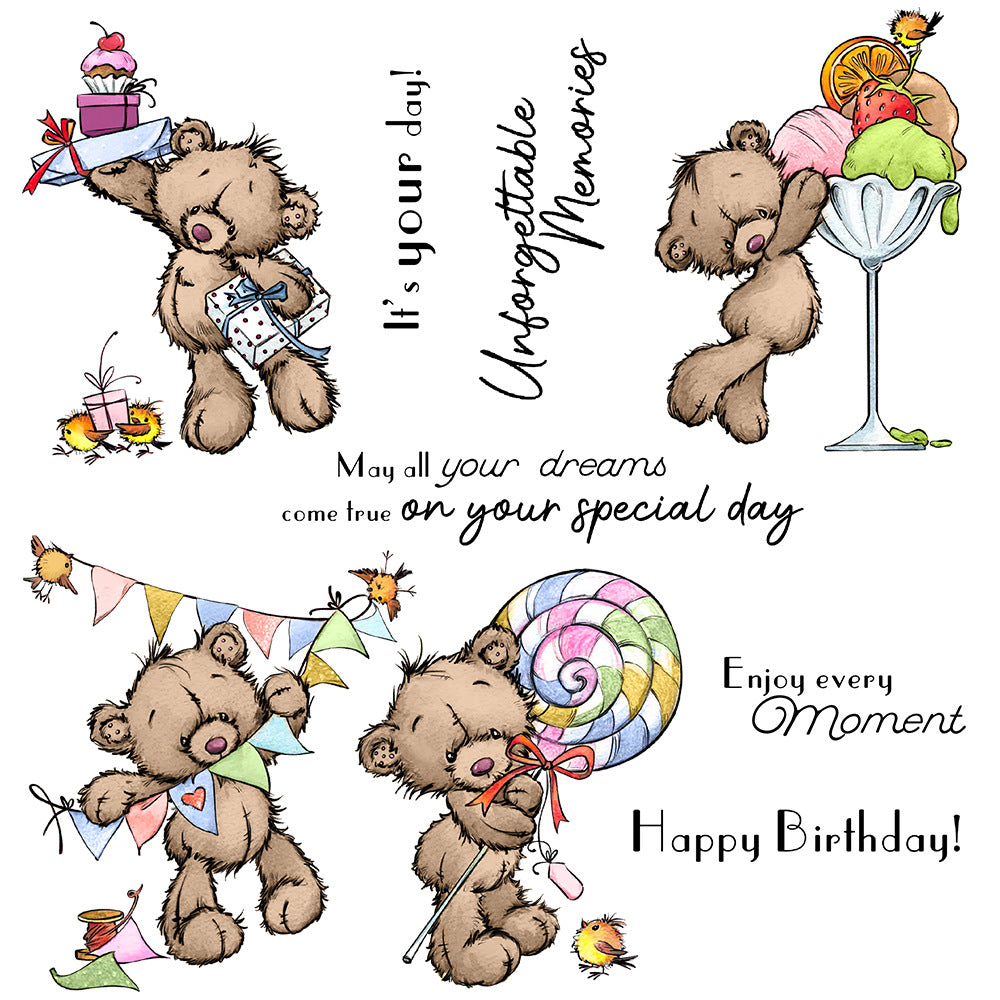 Birthday Wishes Dies & Stamps Set