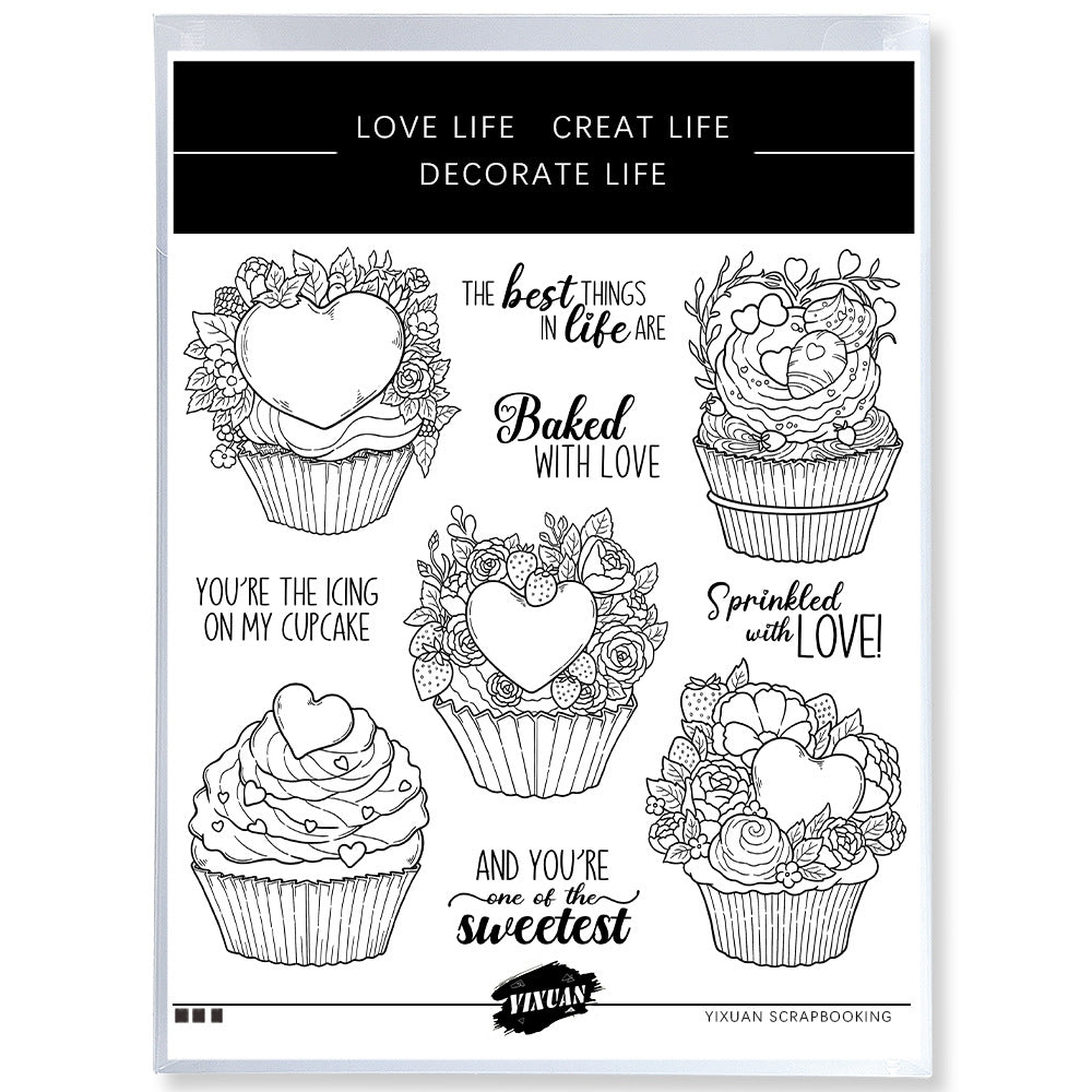 Sweet Cake Dies & Stamps Set