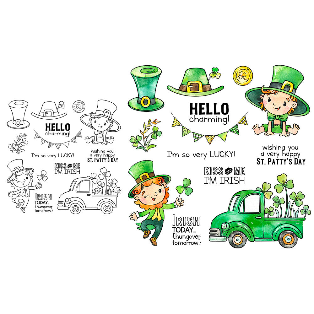 St. Patrick's Day Theme Dies & Stamps Set