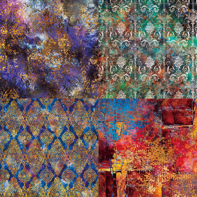 24PCS 6" Retro Style Scrapbook Paper & Cardstock
