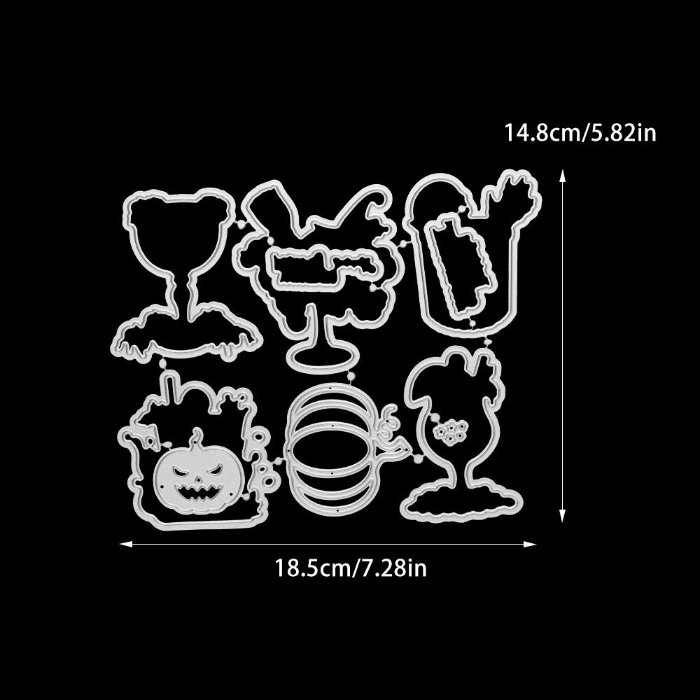 Halloween Goblet Dies & Stamps Set