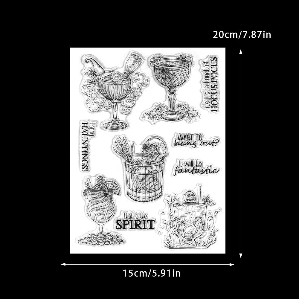 Halloween Goblet Dies & Stamps Set