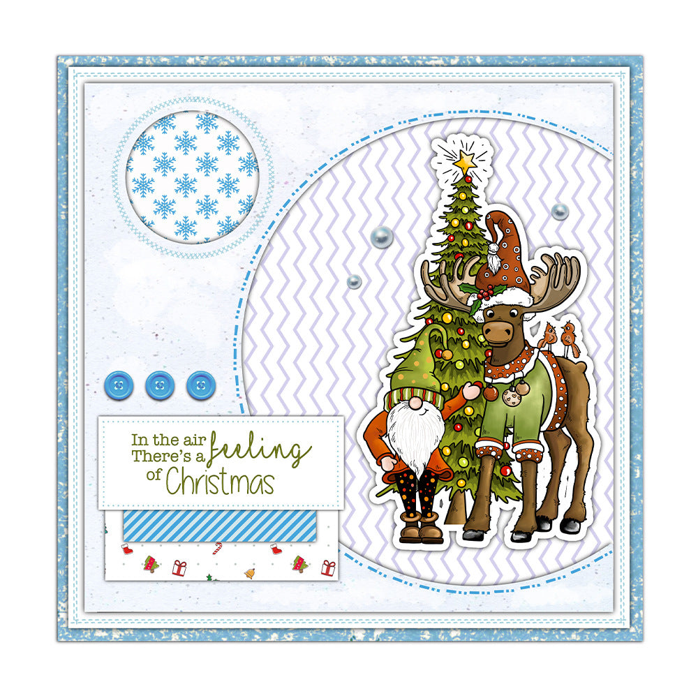 Christmas Theme Dies & Stamps Set