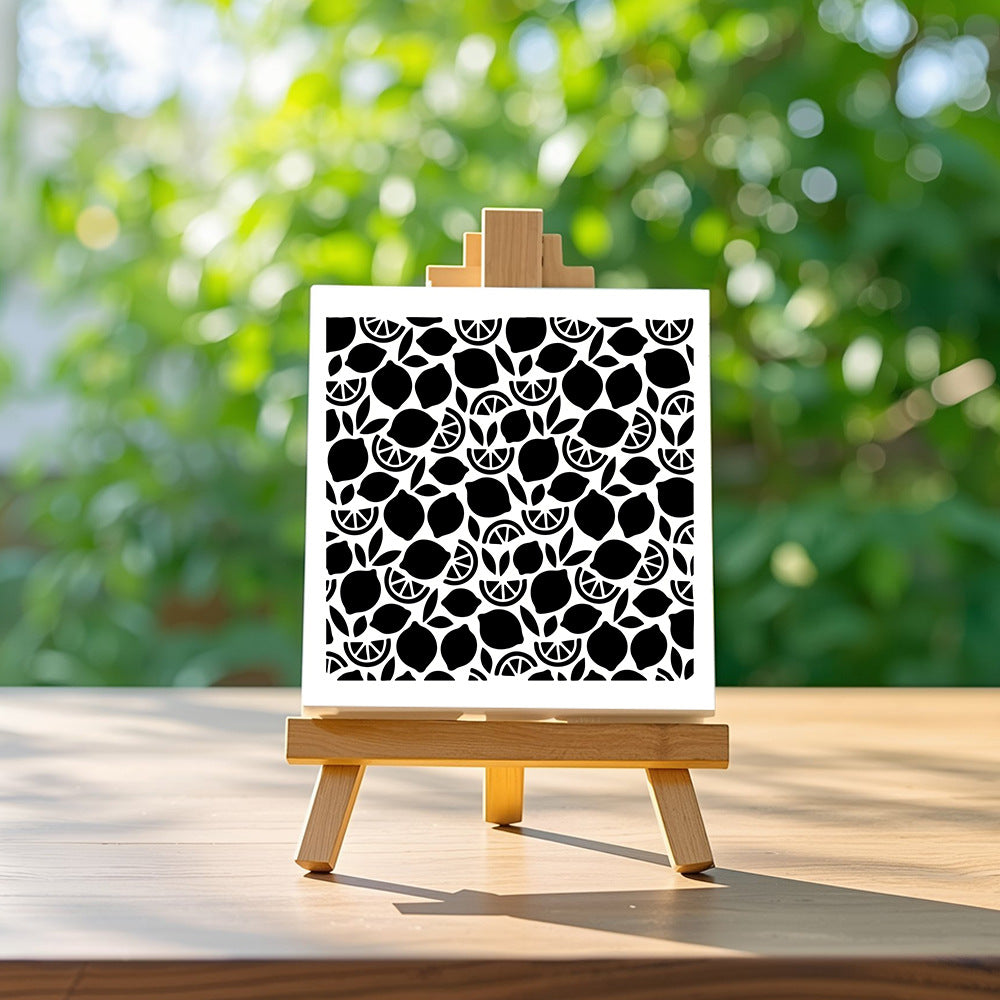 Lemon Pattern DIY Painting Hollow Stencil
