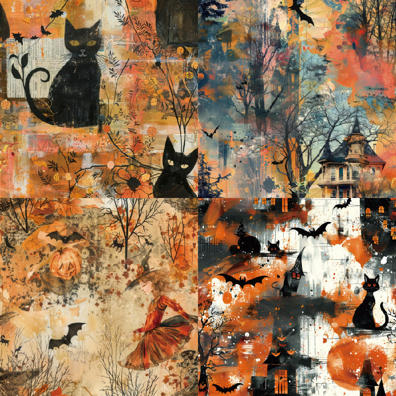 24PCS 6" Castle Scrapbook Paper & Cardstock