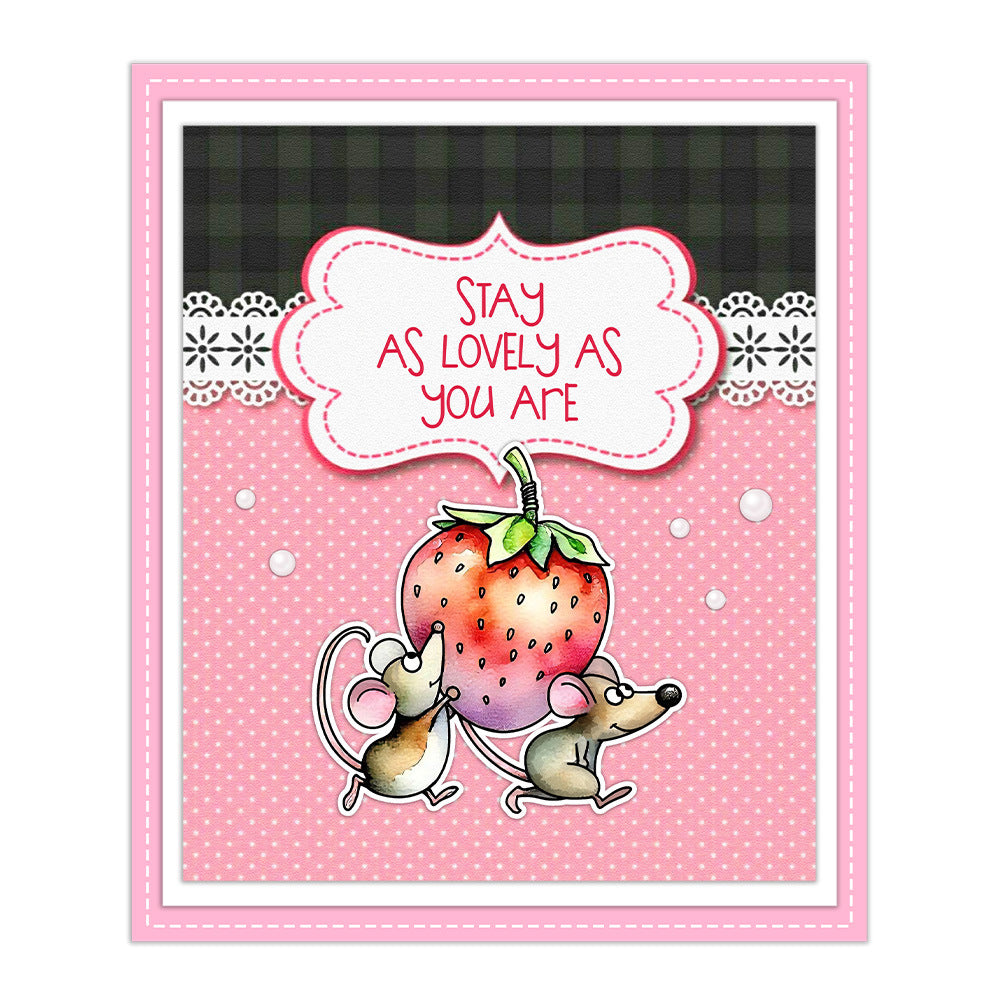 Greedy Mouse Clear Stamps
