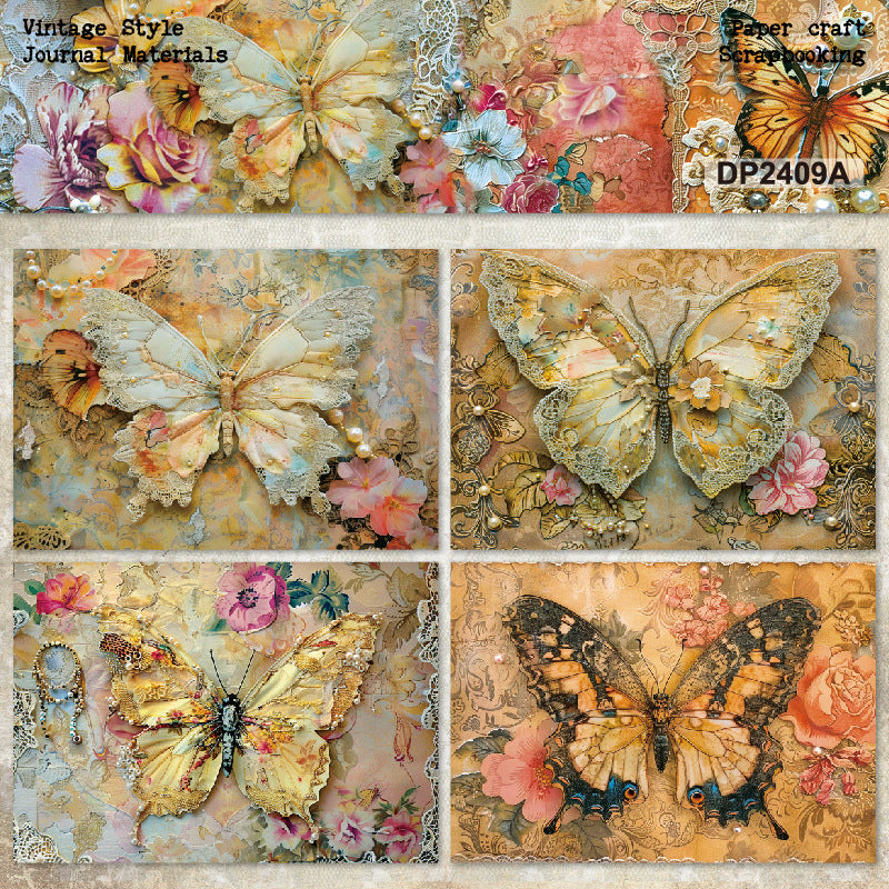 A5 Beautiful Butterfly Journal Scrapbook Paper