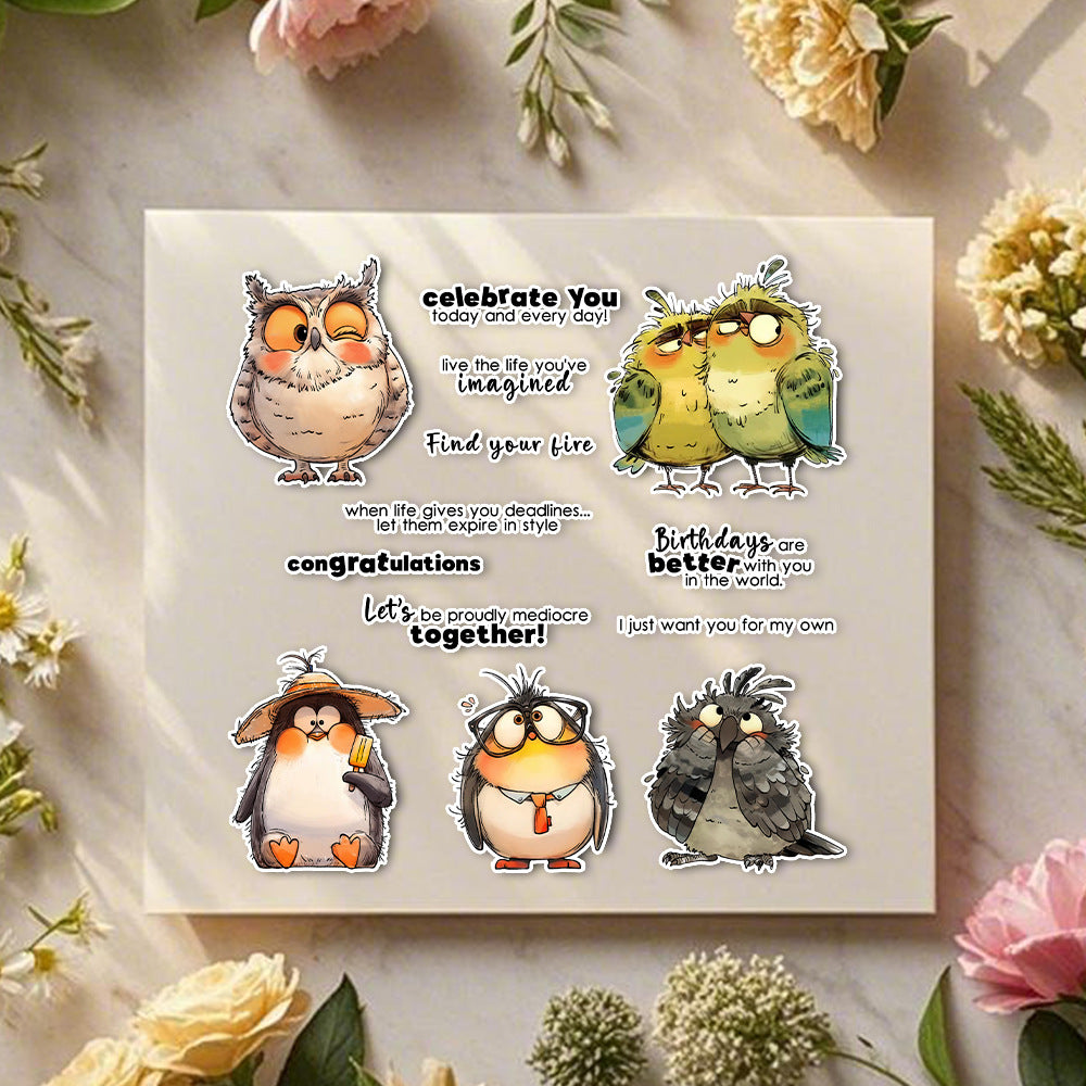 Funny Bird Friendship Dies & Stamps Set