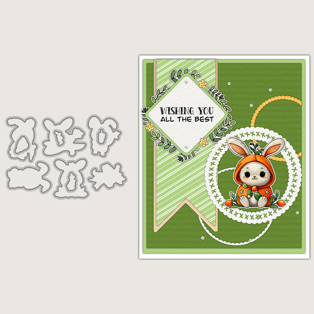 Easter Bunny Dies & Stamps Set
