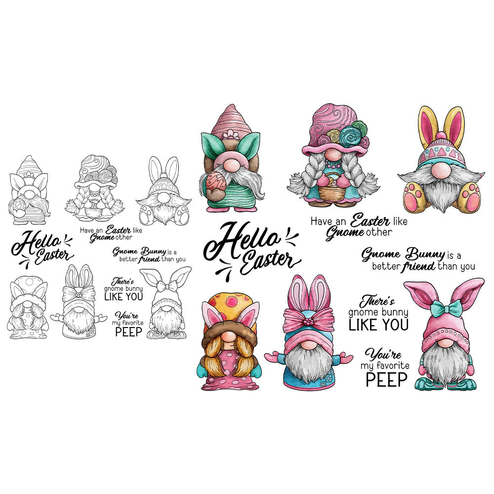 Easter Gnomes Dies & Stamps Set