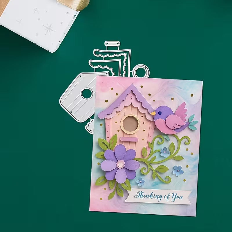 Cartoon Birdhouse Metal Cutting Dies
