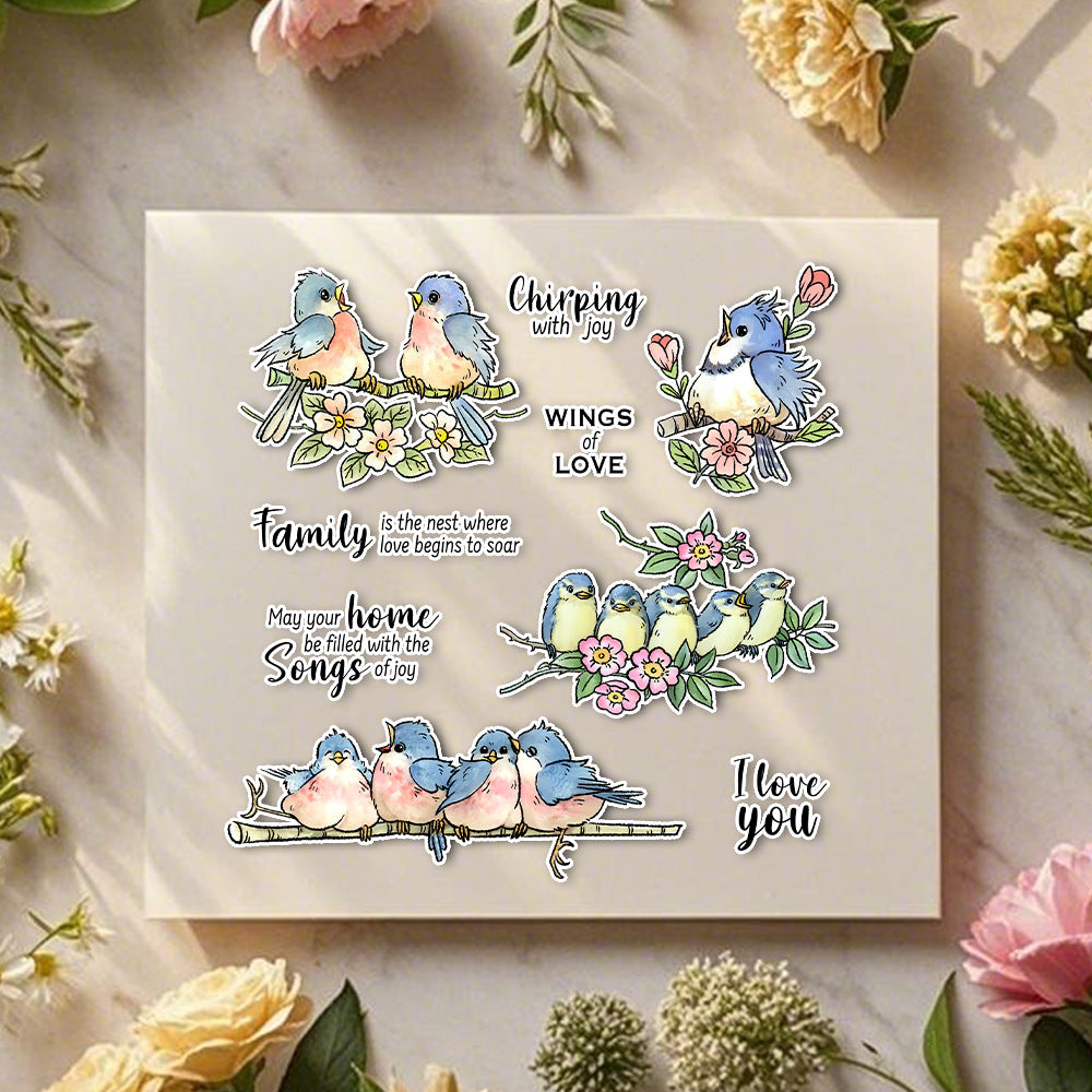 Birds On The Branch Dies & Stamps Set