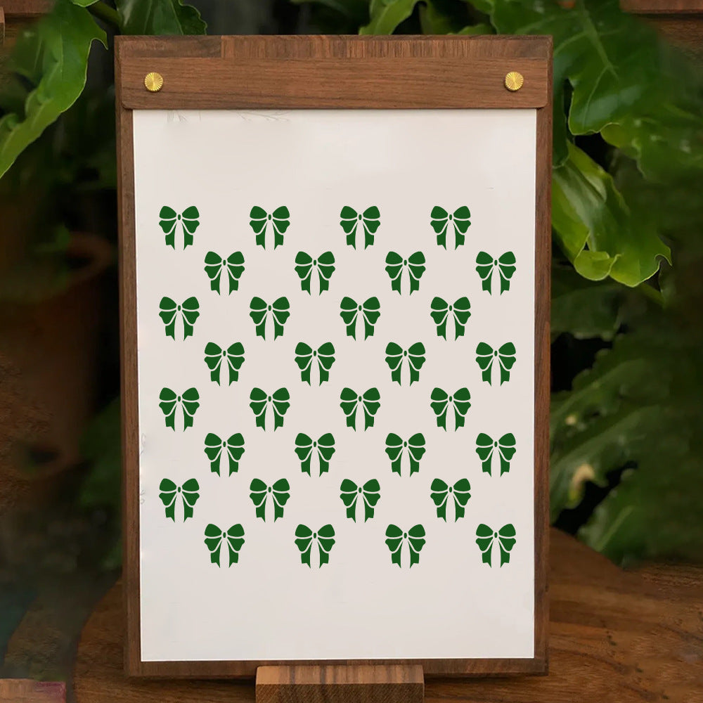 Bow Pattern DIY Painting Hollow Stencil