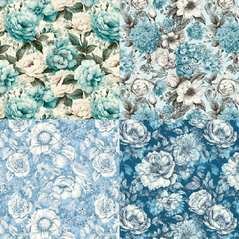 24PCS 6" Passing Season Scrapbook Paper & Cardstock