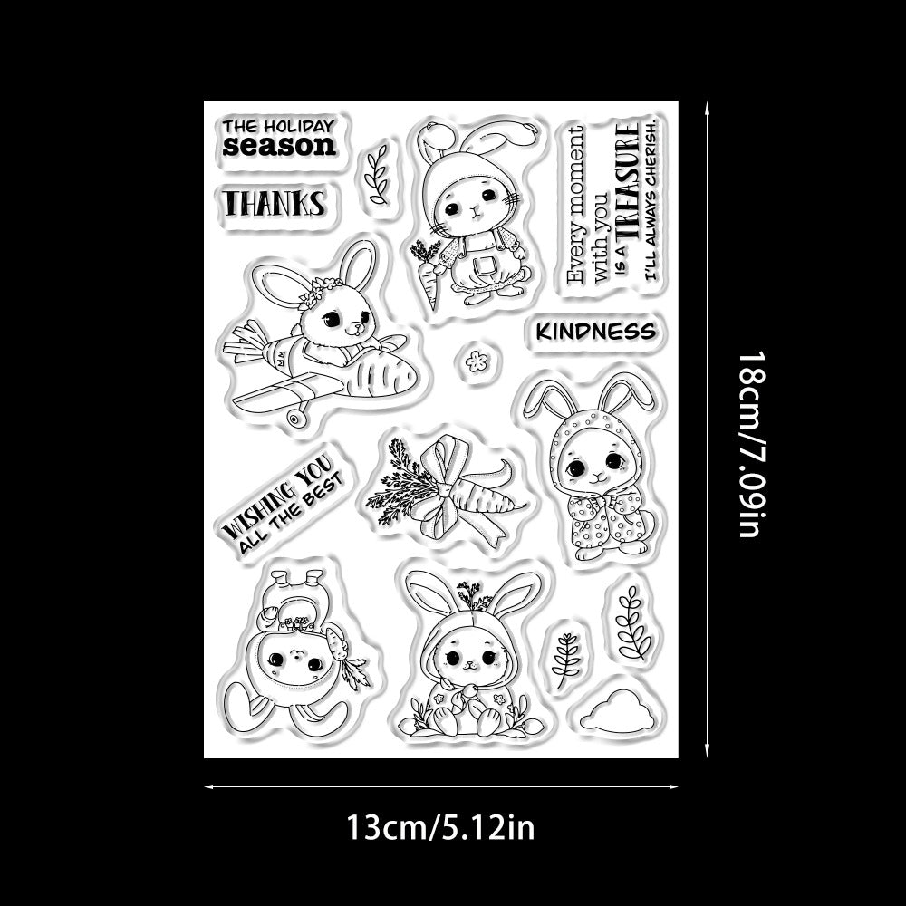 Easter Bunny Dies & Stamps Set