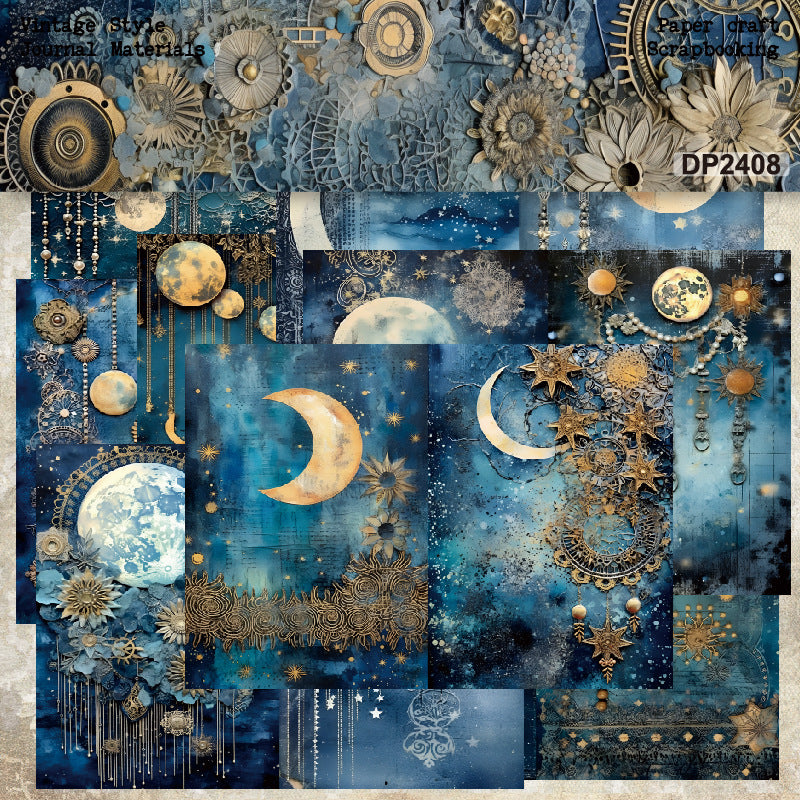 A5 Vintage Style Patterned Scrapbook Paper