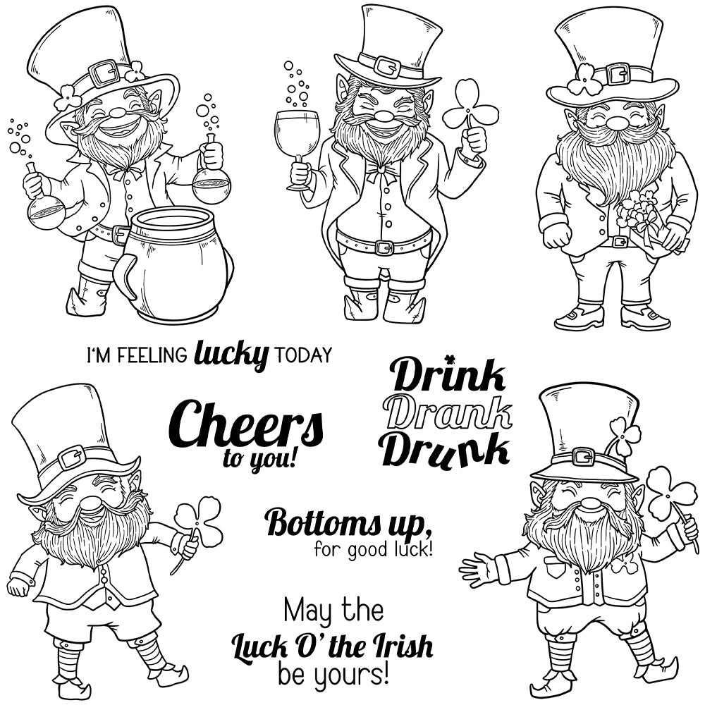 St. Patrick's Day Theme Dies & Stamps Set