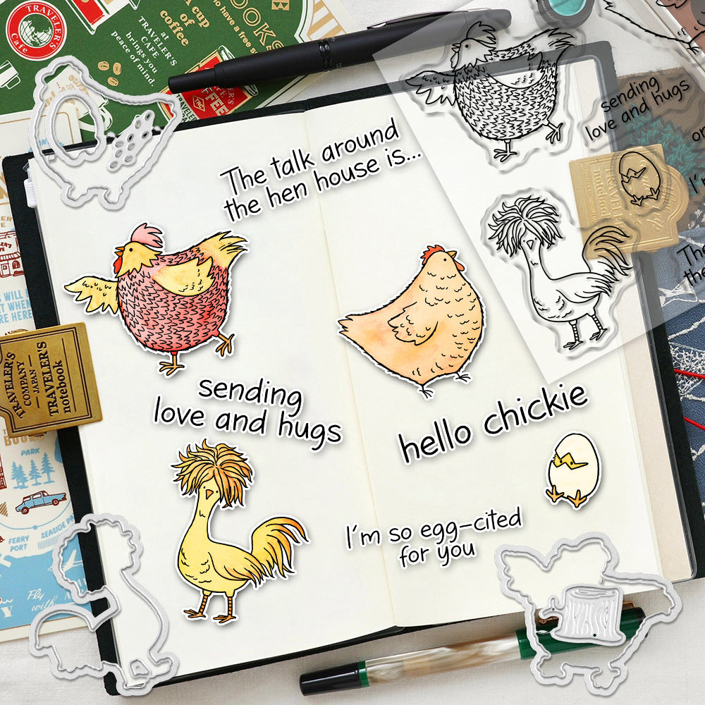 Hello Chickie Dies & Stamps Set