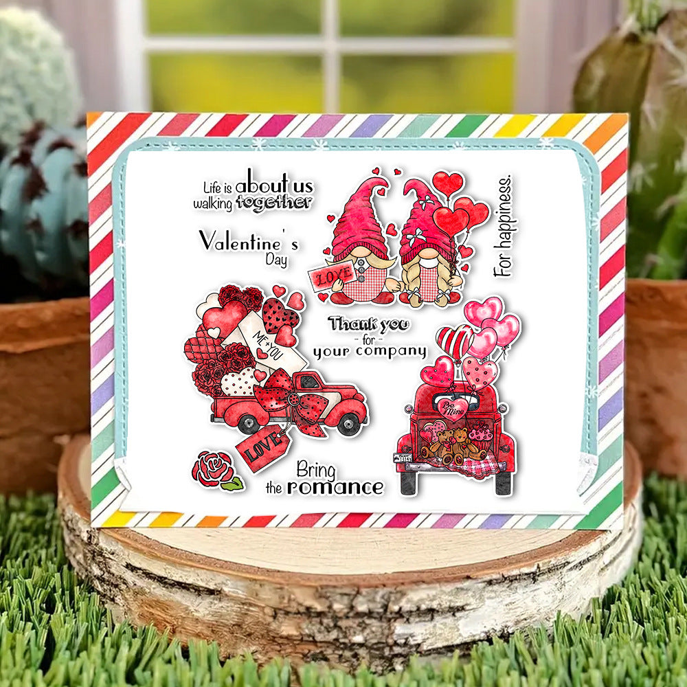 Valentine's Day Theme Dies & Stamps Set