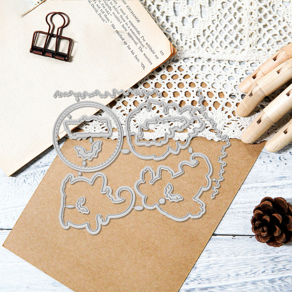Halloween Pumpkin Dies & Stamps Set