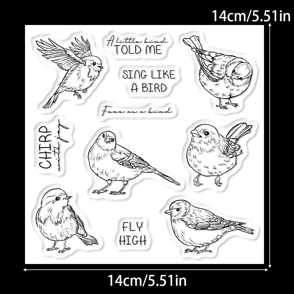 Cute Birds Dies & Stamps Set