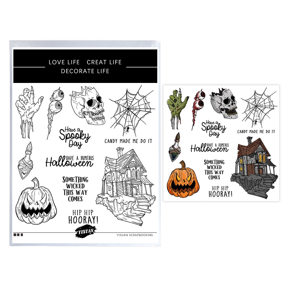 Halloween Series Dies & Stamps Set