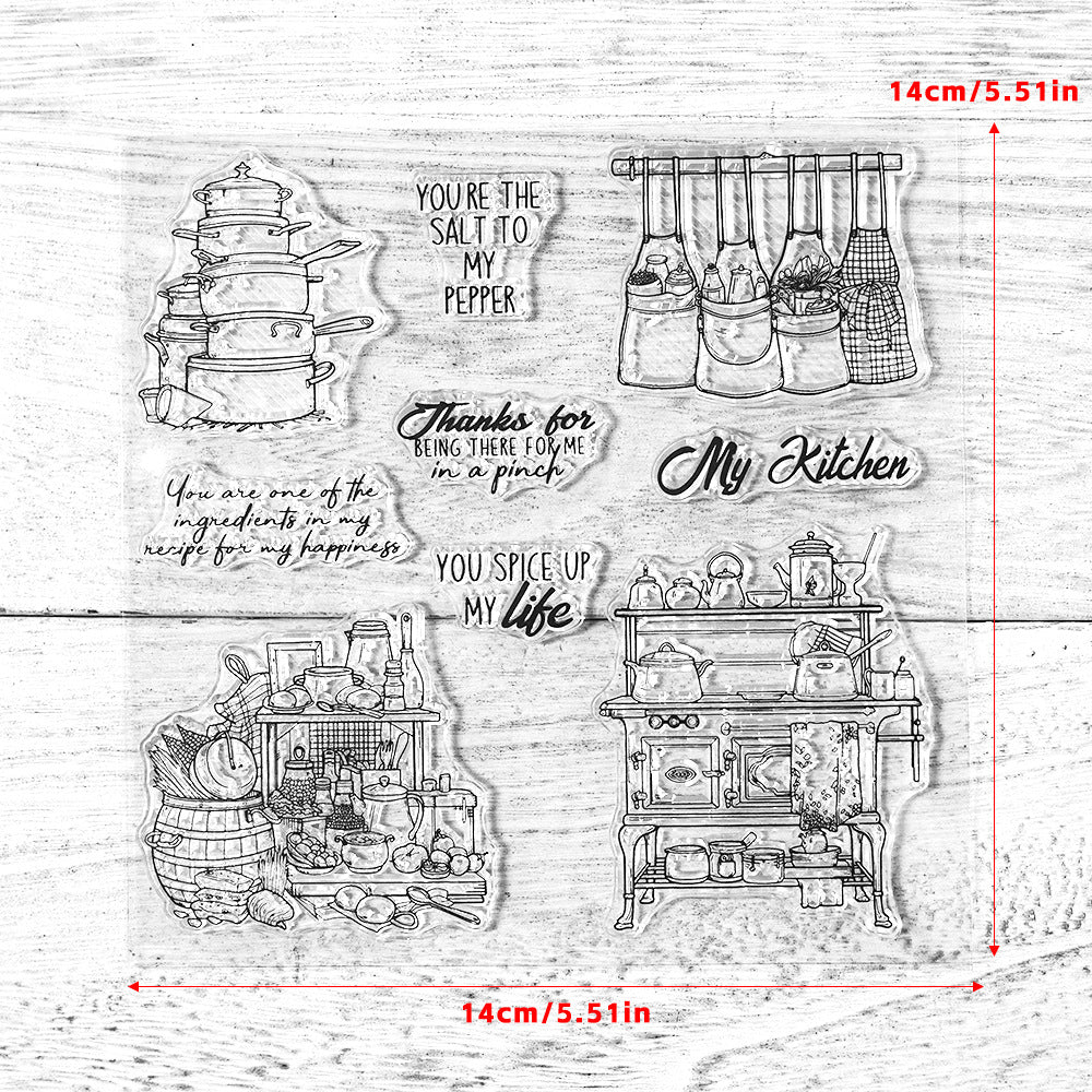 Kitchen Series Dies & Stamps Set