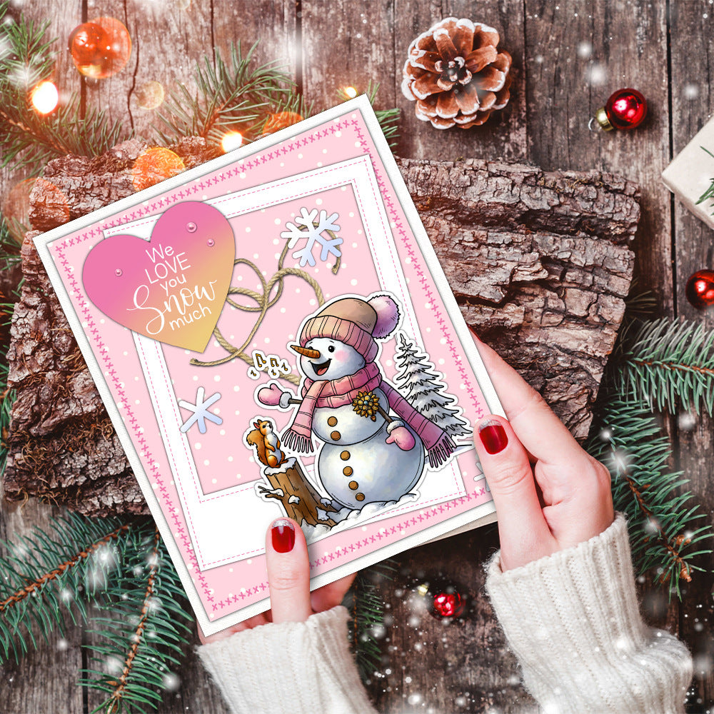Christmas Snowman Dies & Stamps Set