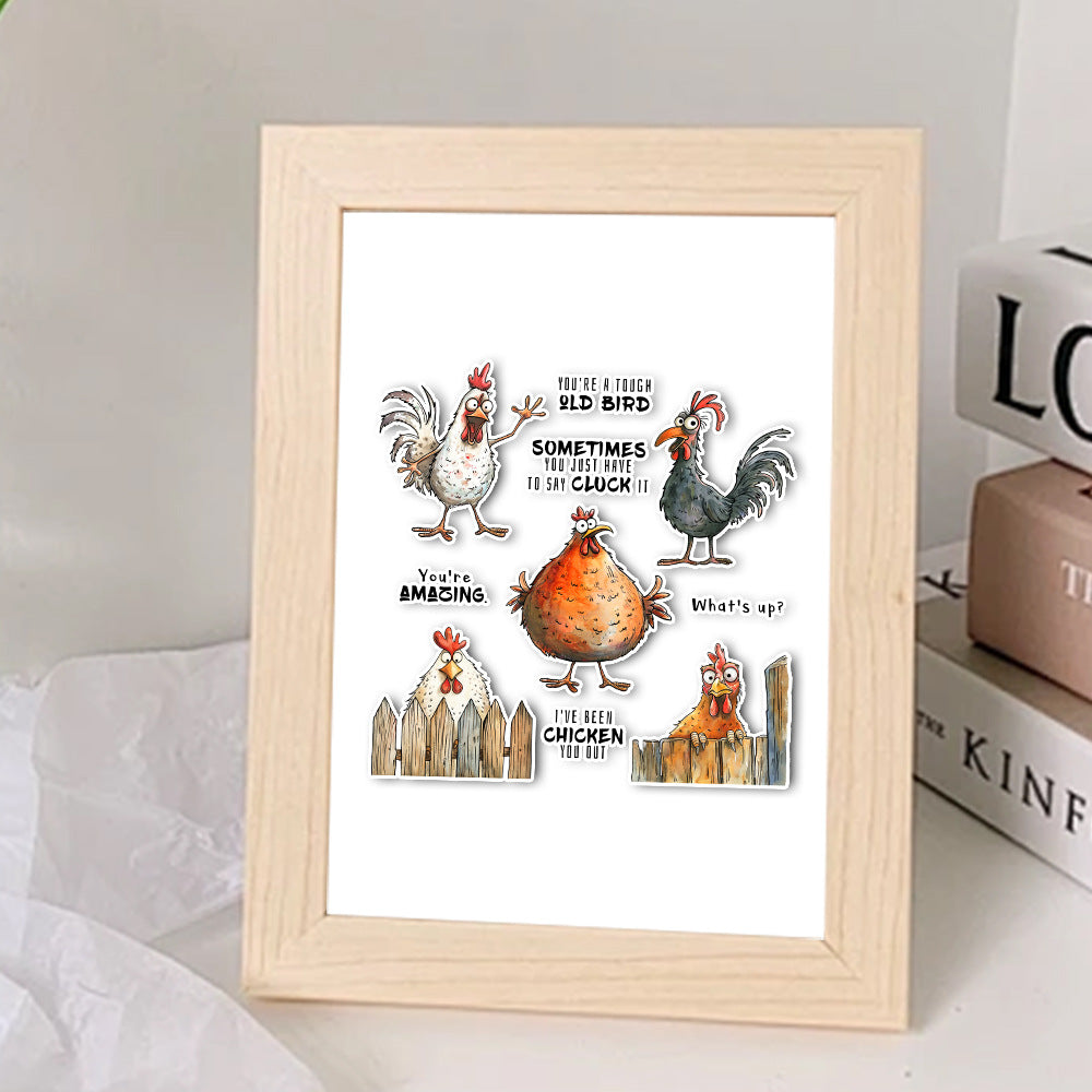 Cute and Funny Chicks Dies & Stamps Set