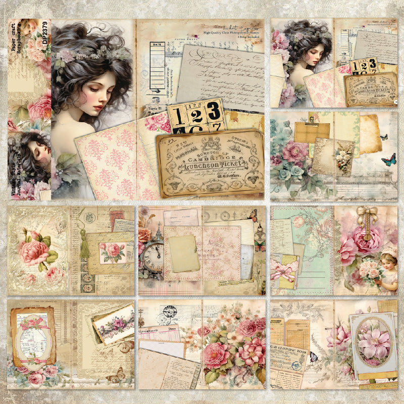 A5 DIY Planner Journal Scrapbook Paper