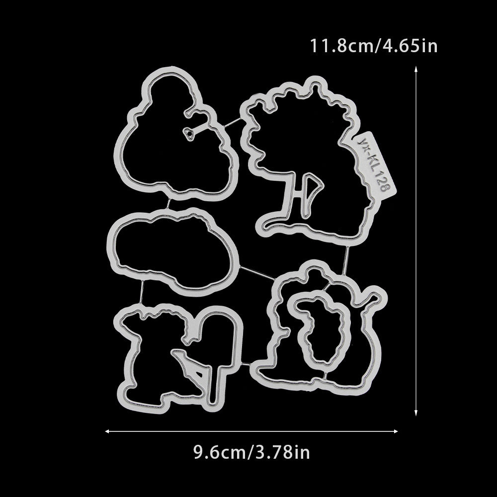 Winter Snowman Dies & Stamps Set