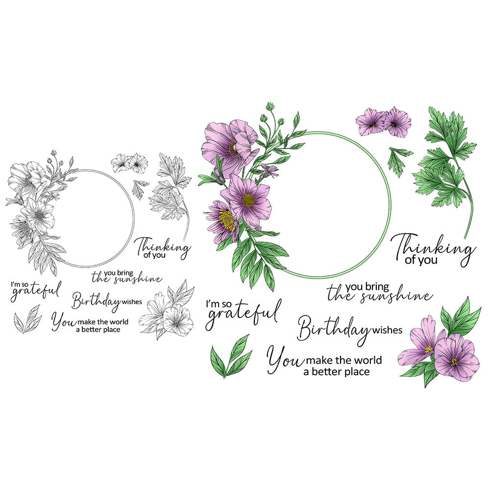 Festival Wreath Dies & Stamps Set