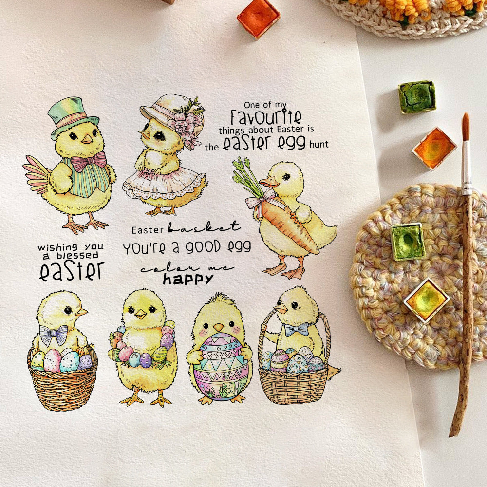 Easter Theme Dies & Stamps Set