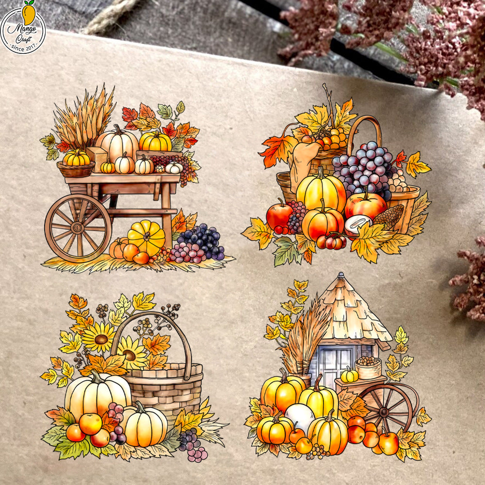 Thanksgiving Maple Pumpkin Dies & Stamps Set