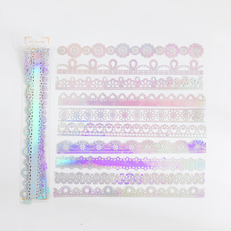 Hot Stamping Hollow Lace Paper