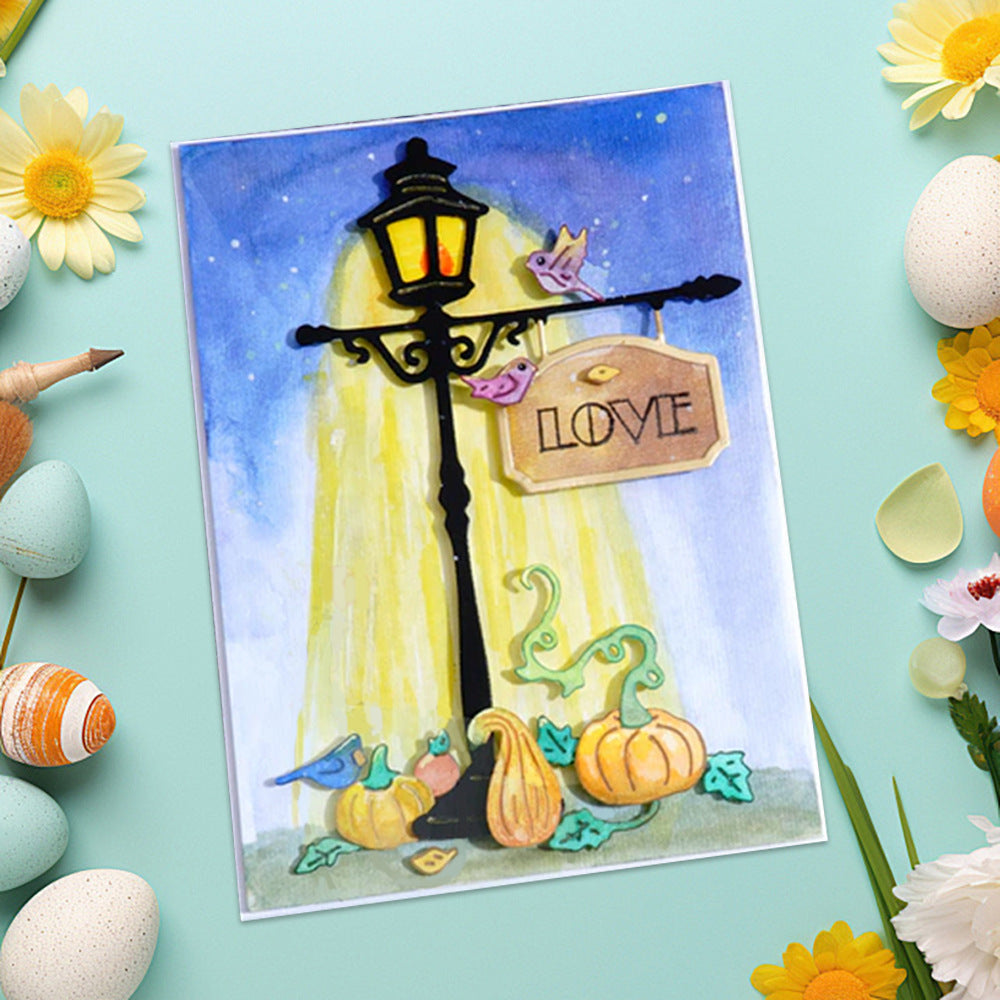 Pumpkin Street Lights Metal Cutting Dies