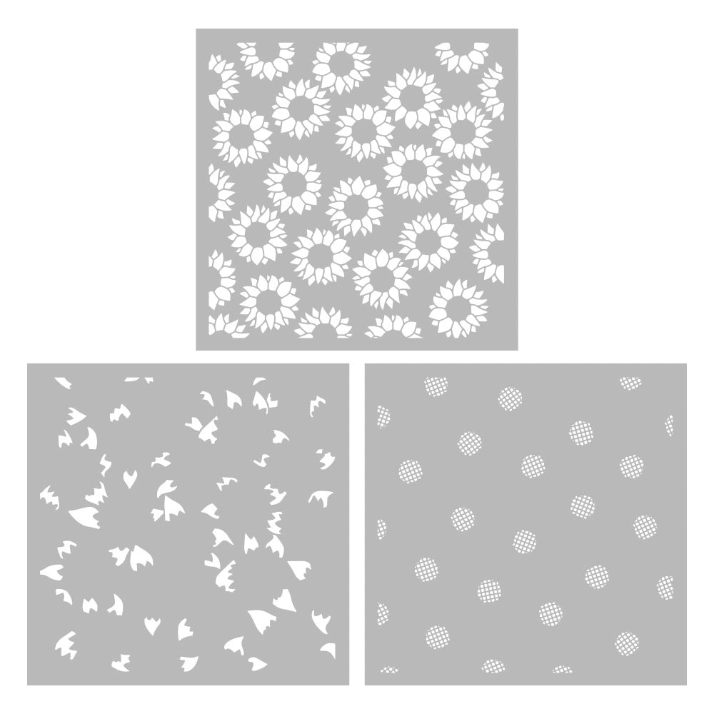 3DSunflower DI Y Painting Hollow Stencil