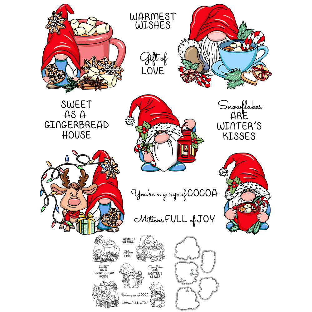 Gnome Santa Claus Dies & Stamps Set