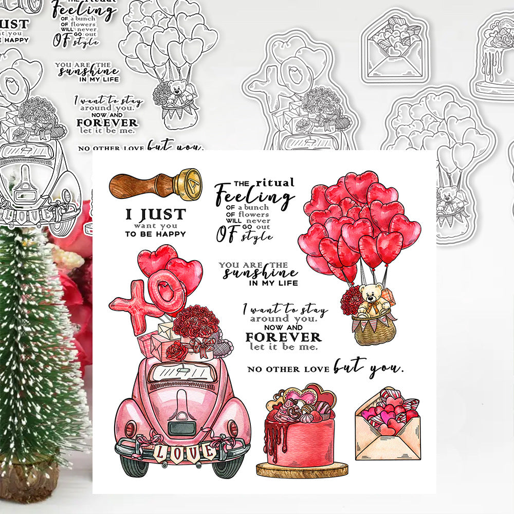 Valentine's Day Theme Clear Stamps