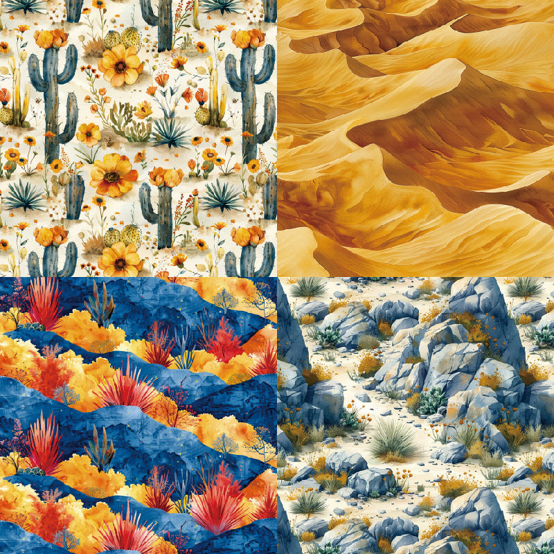 24PCS 6" Desert Scrapbook Paper & Cardstock