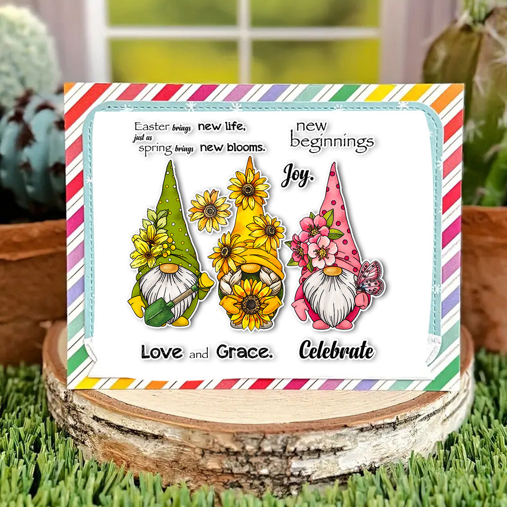 Easter Gnomes Dies & Stamps Set