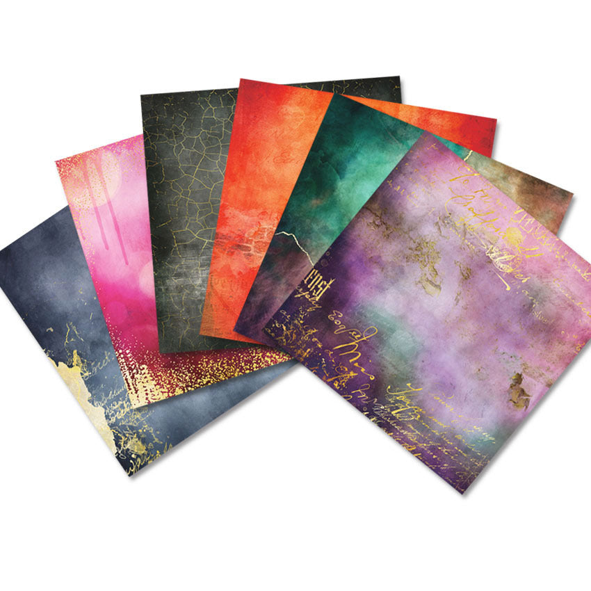 24PCS 6" Brilliant Life Scrapbook Paper & Cardstock