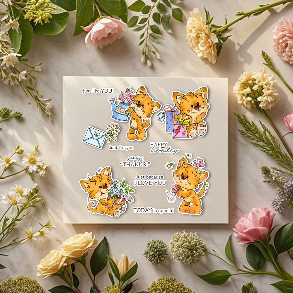 Happy Kitten Dies & Stamps Set