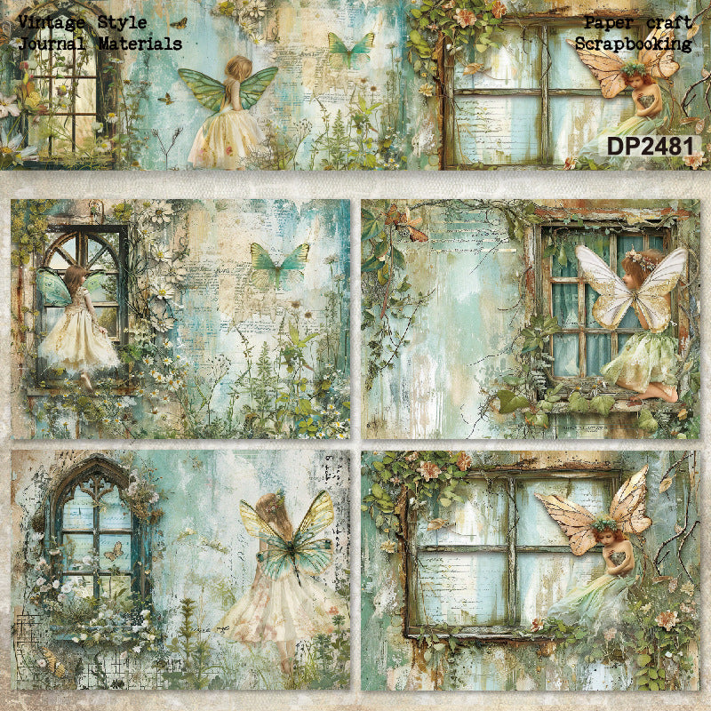 A5 Fairy DIY Journal Scrapbook Paper