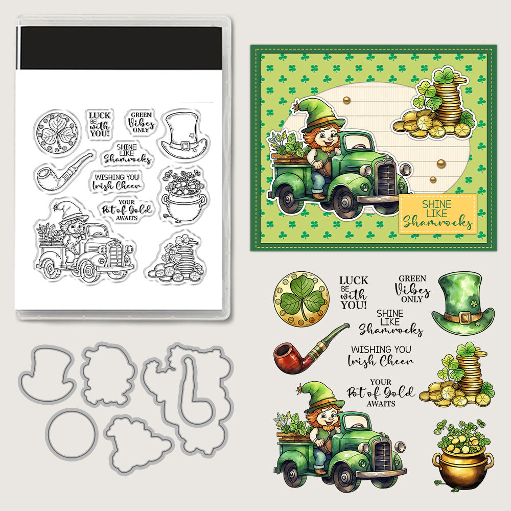 St. Patrick's Day Theme Dies & Stamps Set