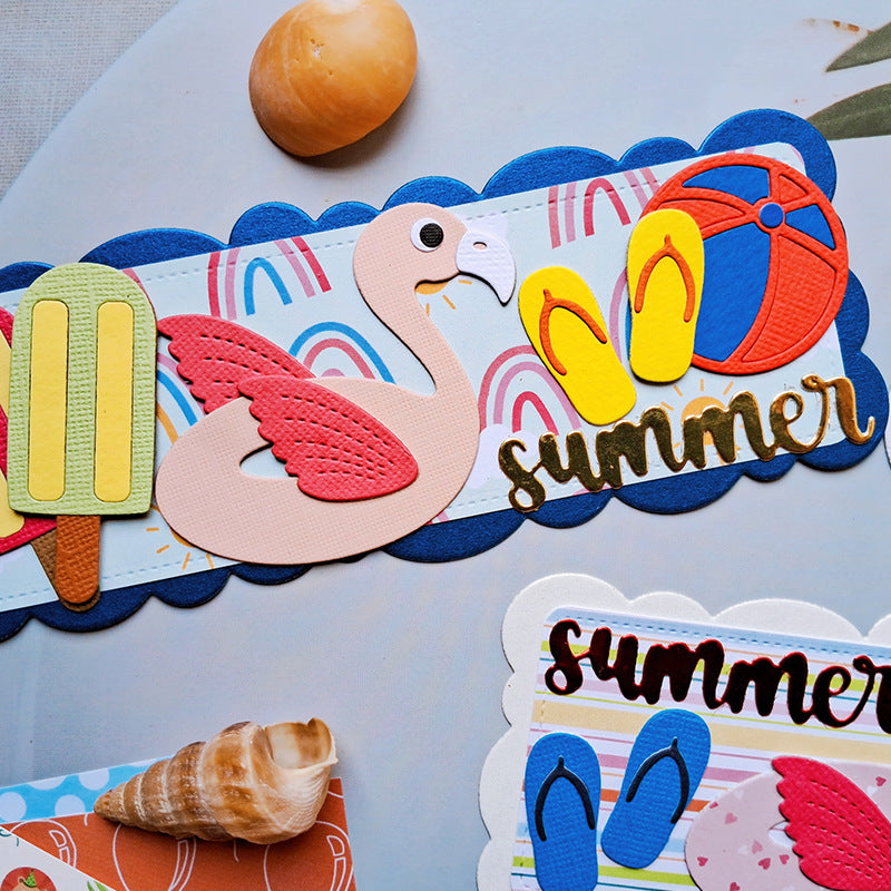 Summer Vacation Metal Cutting Dies