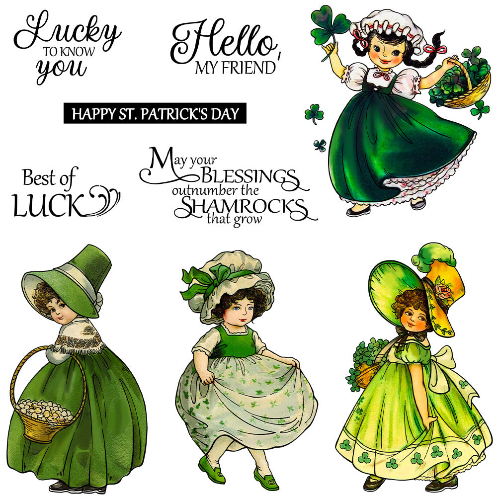 St. Patrick's Day Theme Clear Stamps