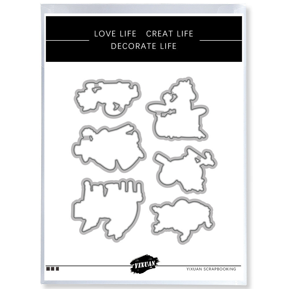 Forest Animals Music Band Dies & Stamps Set