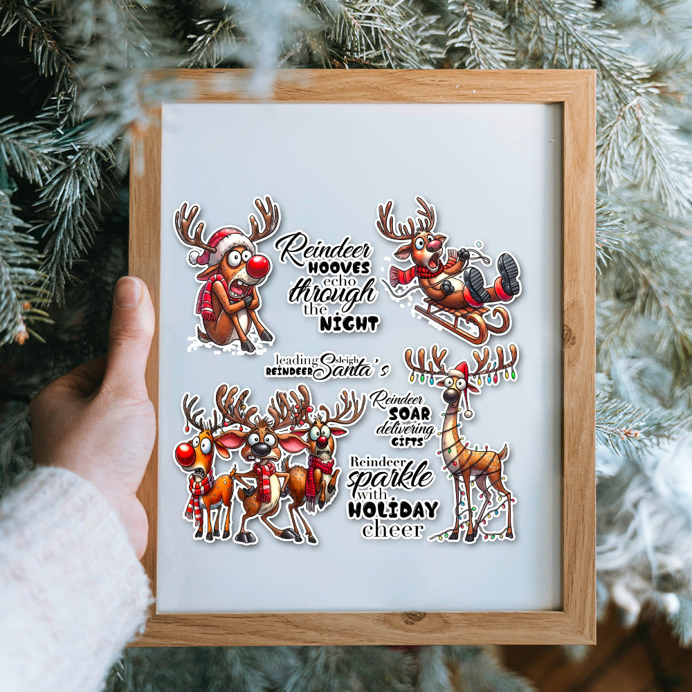 Christmas Deer Dies & Stamps Set